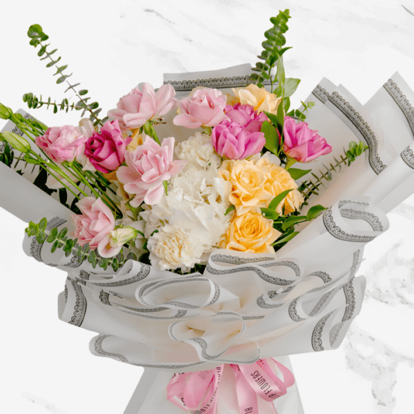 Mixed Bouquet of Flowers - Pastel Dreams Delivered by BTFI