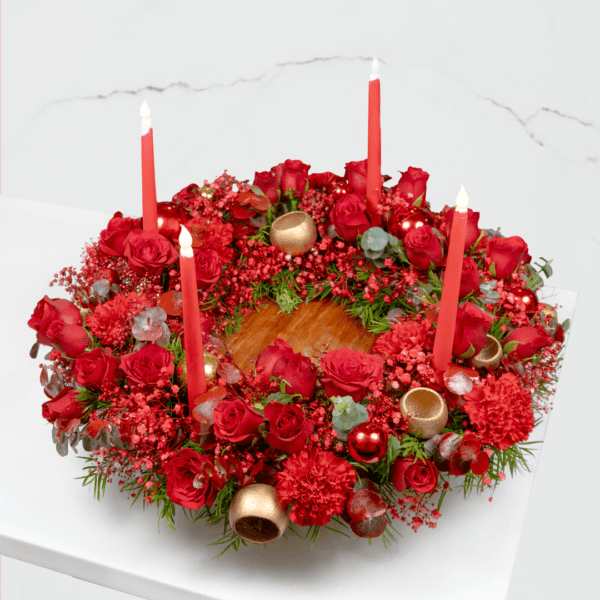 Christmas Wreath Flower - Winter's Warmth | Order Now at BTFI