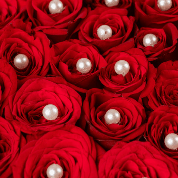 Stunning Heart Shaped Flower Arrangement - Order Now at Black Tulip Flowers
