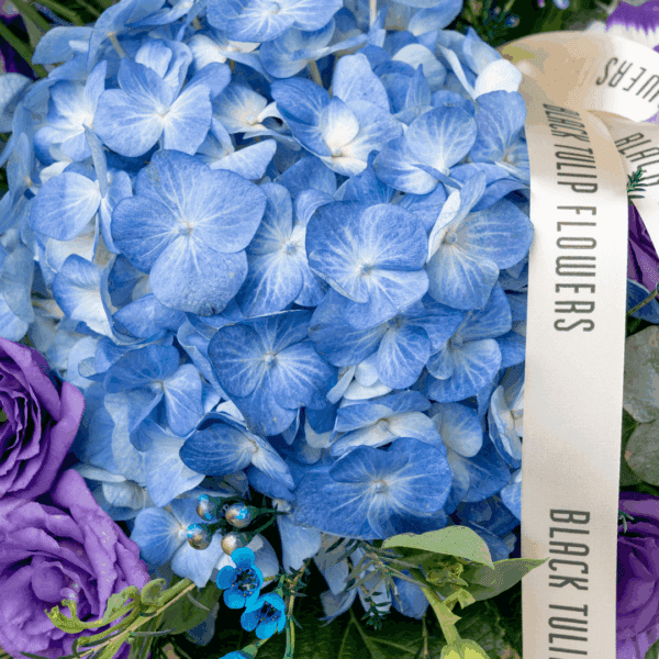 Valentines Gift Box - A Touch of Blue at Black Tulip Flowers | Beautifully Crafted Floral Arrangements for Your Loved Ones