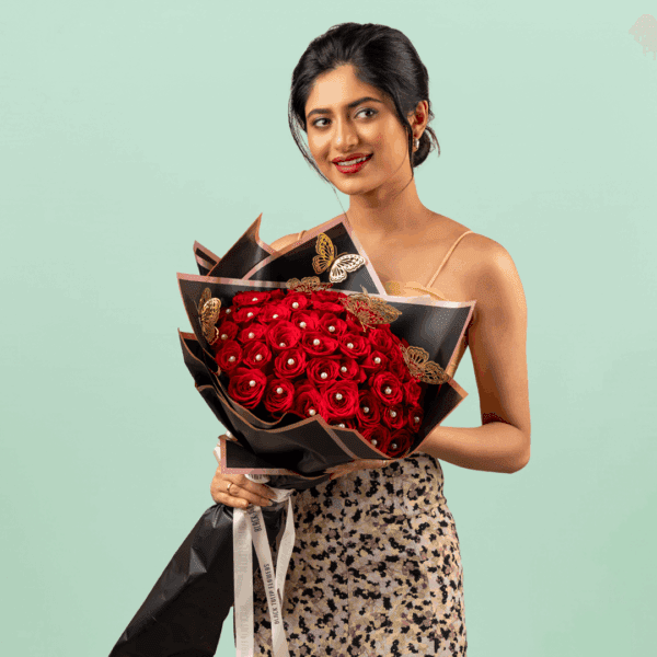 Fifty Shades of love (3) Valentine Day Roses Delivery - Black Tulip Flowers | The Best Roses for Your Loved Ones