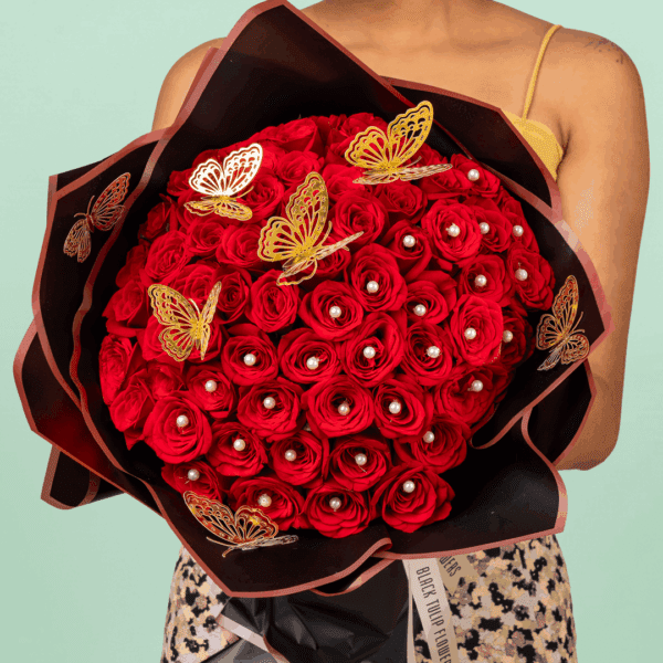 Valentine Day Roses Delivery - Black Tulip Flowers | The Best Roses for Your Loved Ones