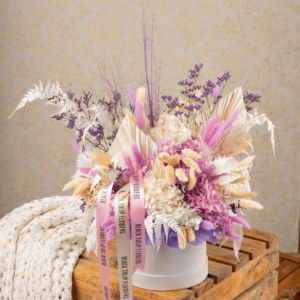 Dried Flower Arrangements | Forever Yours | Black Tulip Flowers