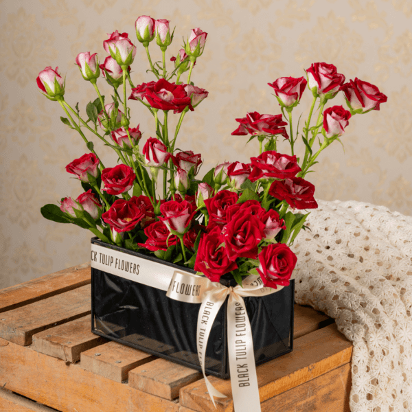 "Bouquet for Valentine's - Stunning Black Tulip Flowers - A Perfect Expression of Love's Obsession"