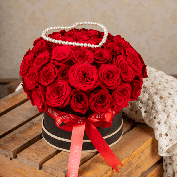 Valentines Rose Bouquet - Romeo's Secret at Black Tulip Flowers | Stunning Floral Arrangements for Your Loved One