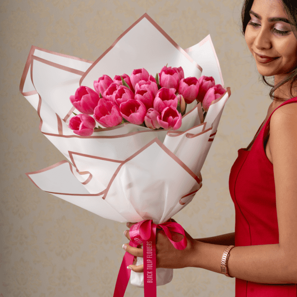 "Song of Tulipa - Tulip Flower Bouquets for Every Occasion - Order Now at Black Tulip Flower
