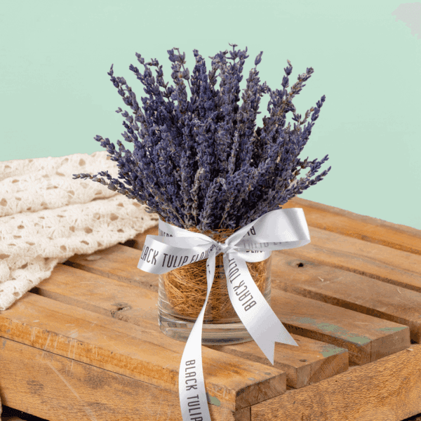Dried Lavender Flowers - Premium Quality Blooms by Black Tulip Flowers | Perfect for Aromatherapy, Crafts & Home Décor