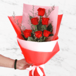 Affordable Romance- 6 Stem Rose Boquet (3)
