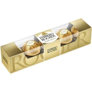 Buy Ferrero Rochers Chocolate 4 Pcs - Black Tulip Flowers