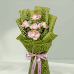 Love Bouquet - 5 Pink Roses (4)