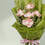 Love Bouquet - 5 Pink Roses (5)