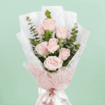Pink Serenity 7-Stem Pink Rose (2)