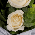 Royal White - 7 White Rose Bouquet (2)