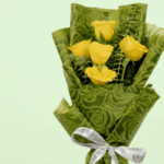 Yellow Charm Bouquet - 5 yellow roses (5)