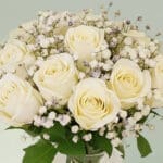 Classic Charm White Rose Vase (4)