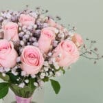 Sweetheart Pink Rose Vase (2)