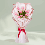 Blush Aura – 10 Stem Pink Tulips (2)