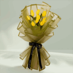 Golden Glow – 10 Stem Yellow Tulips (3)